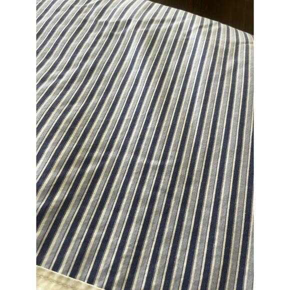 Ralph Lauren Porcelain Blue Tamarind King Flat Sheet VTG - Picture 7 of 7